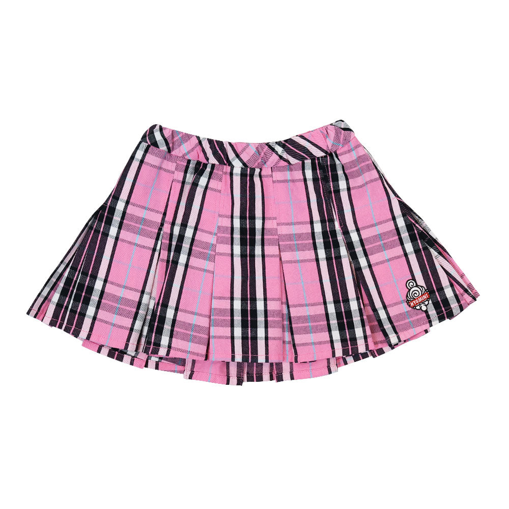 BOX LOGO刺繍 タータンチェック プリーツスカート – Hystericmini