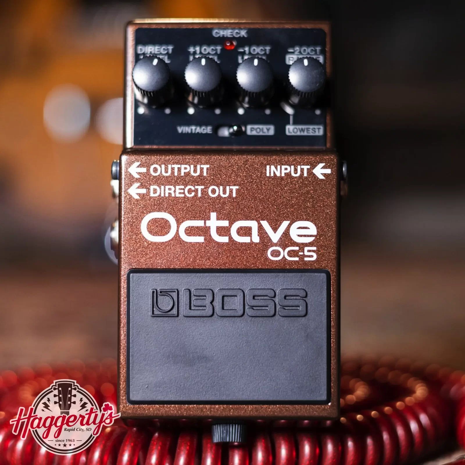 Boss OC-5 Polyphonic Guitar/Bass Octave Pedal – Haggerty's Music Inc