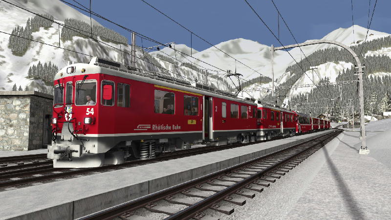 Train Simulator 2019 で世界鉄道旅行！RhB Enhancement Pack 03：レー