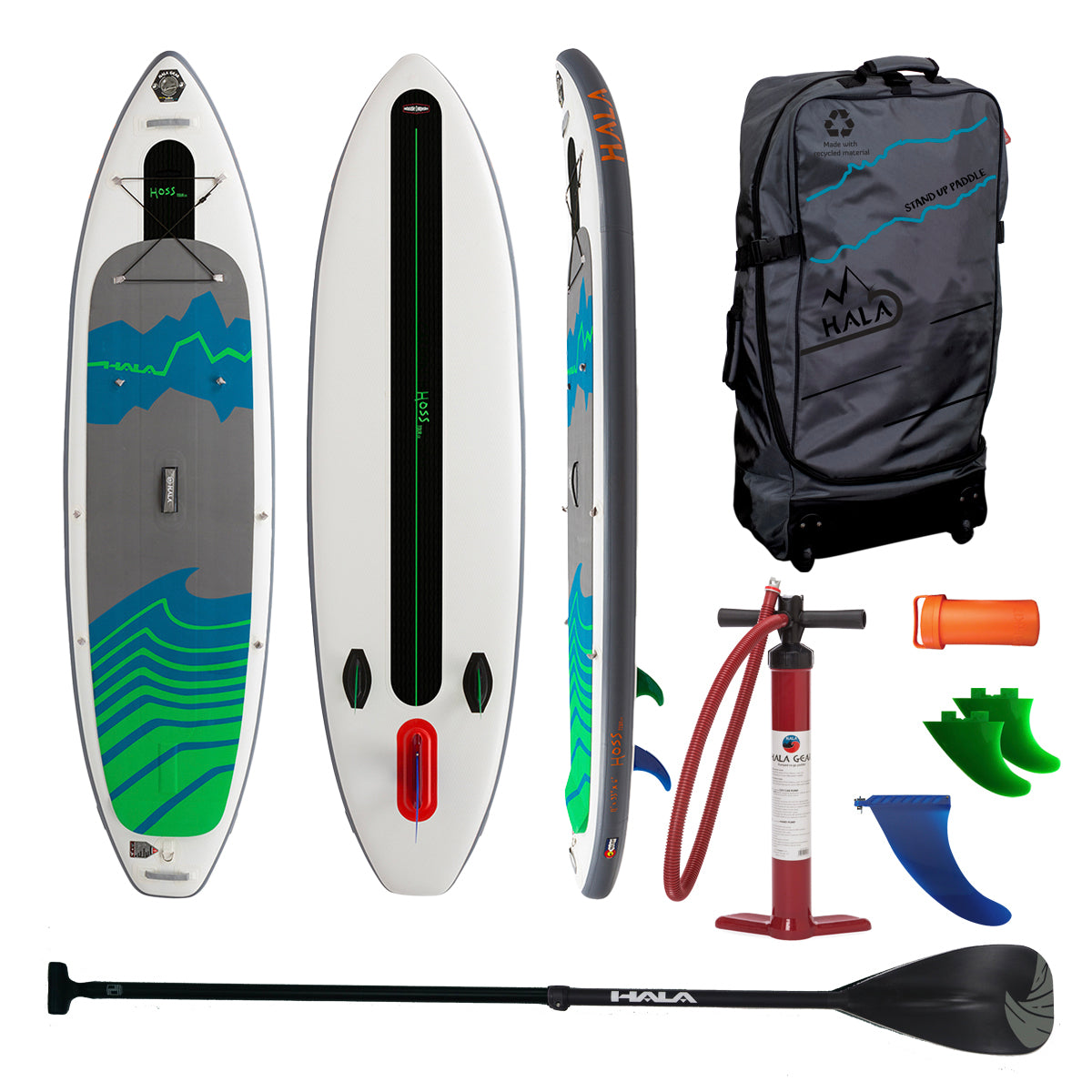 Hoss Tour EX Inflatable SUP Kit – Hala Gear