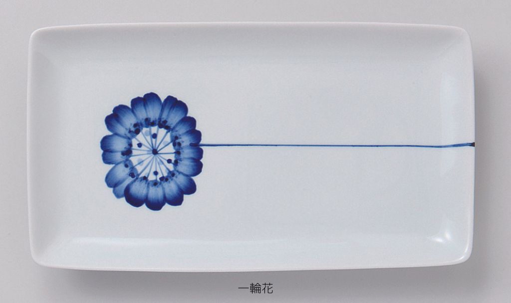 Flowers 長角プレート – 株式会社浜陶