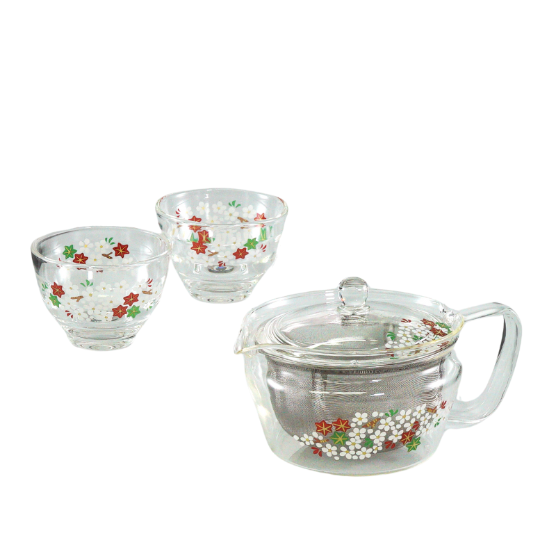 HARIO×たち吉 茶茶急須 禅・湯呑セット 雲錦｜HARIO Official Shop