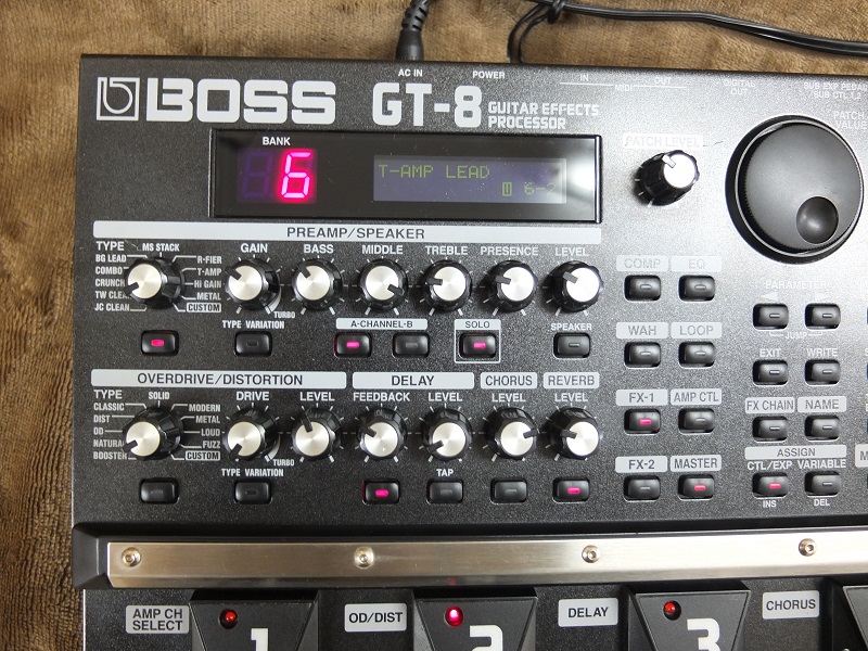 BOSS GT-8 Guitar Effects Processor（Sold Out） | 千葉 船橋 ギター