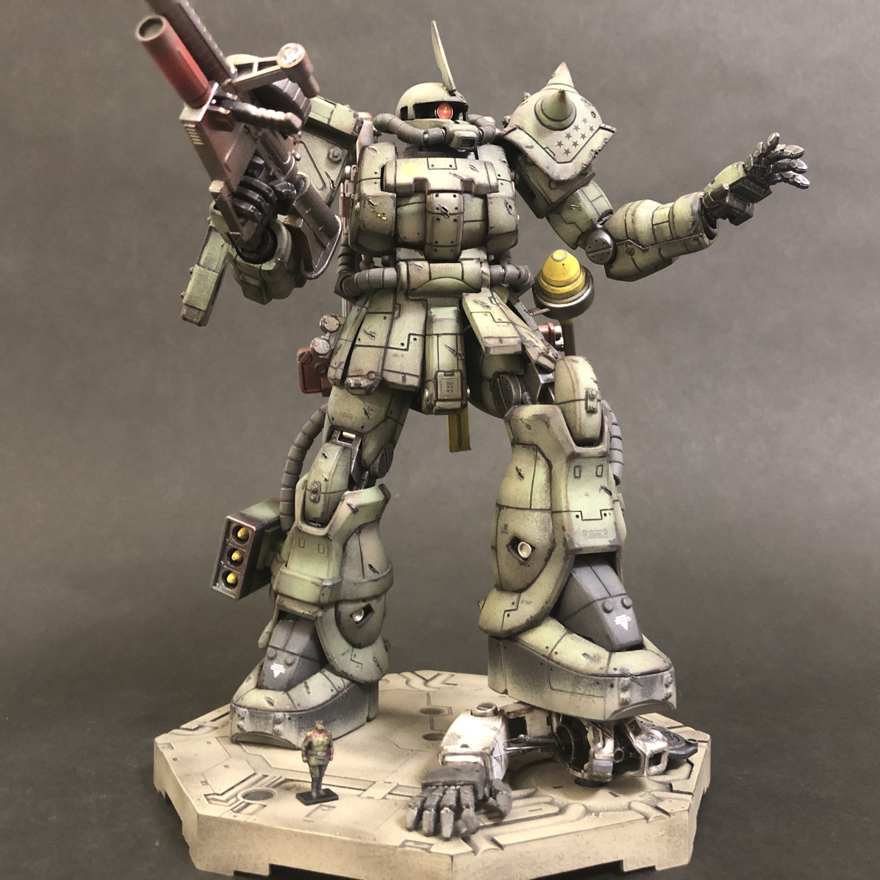 MG 1/100 MS-06F-2 ザクII F2型 ノイエン・ビッター機 完成