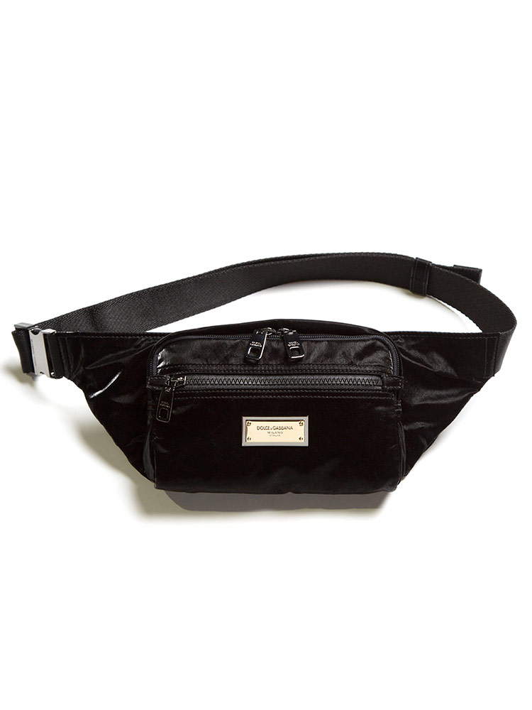 DOLCE&GABBANA ドルチェ＆ガッバーナ メンズ ロゴ ナイロン ウエスト