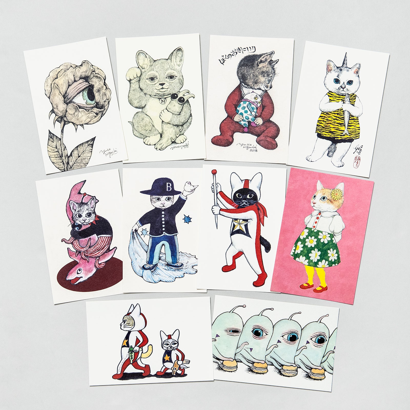 ポストカード 10種セット（B) – ボリス雑貨店