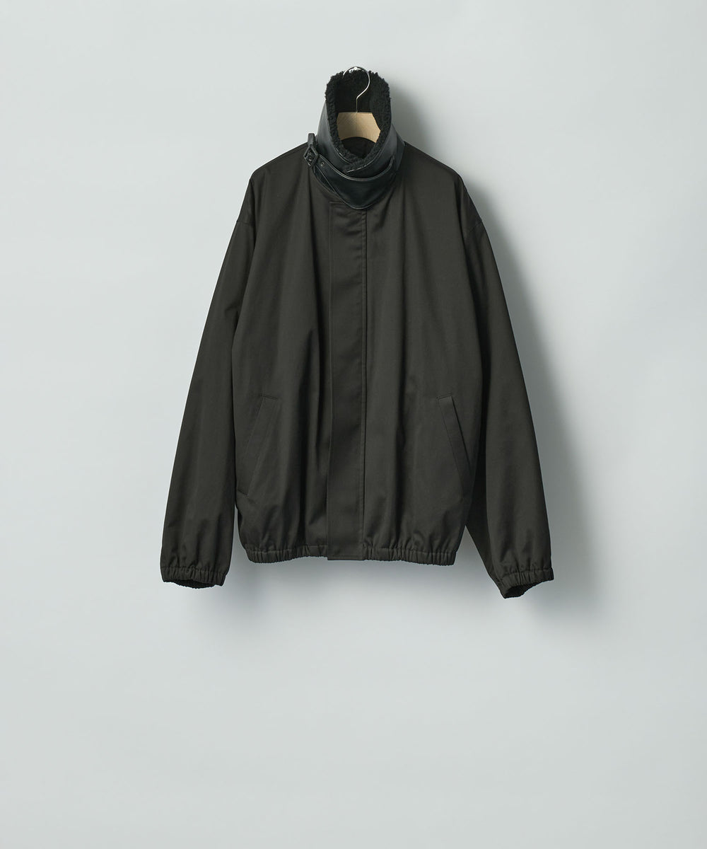 ssstein / シュタイン】MOUTON COLLAR PADDED JACKET - BLACK | 公式