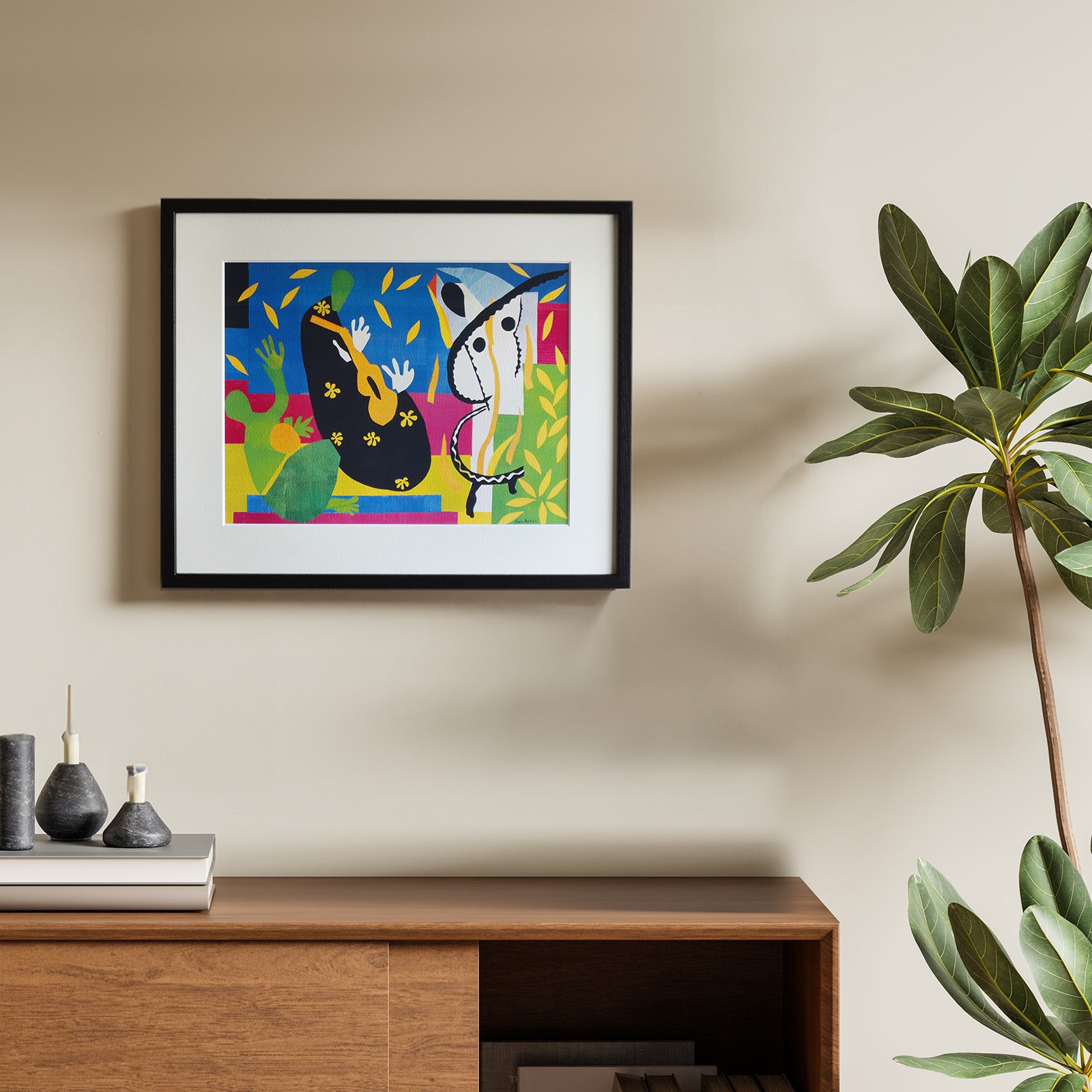 アンリ・マティス 王の悲しみ インテリアアート1952 マット台紙 アンリ