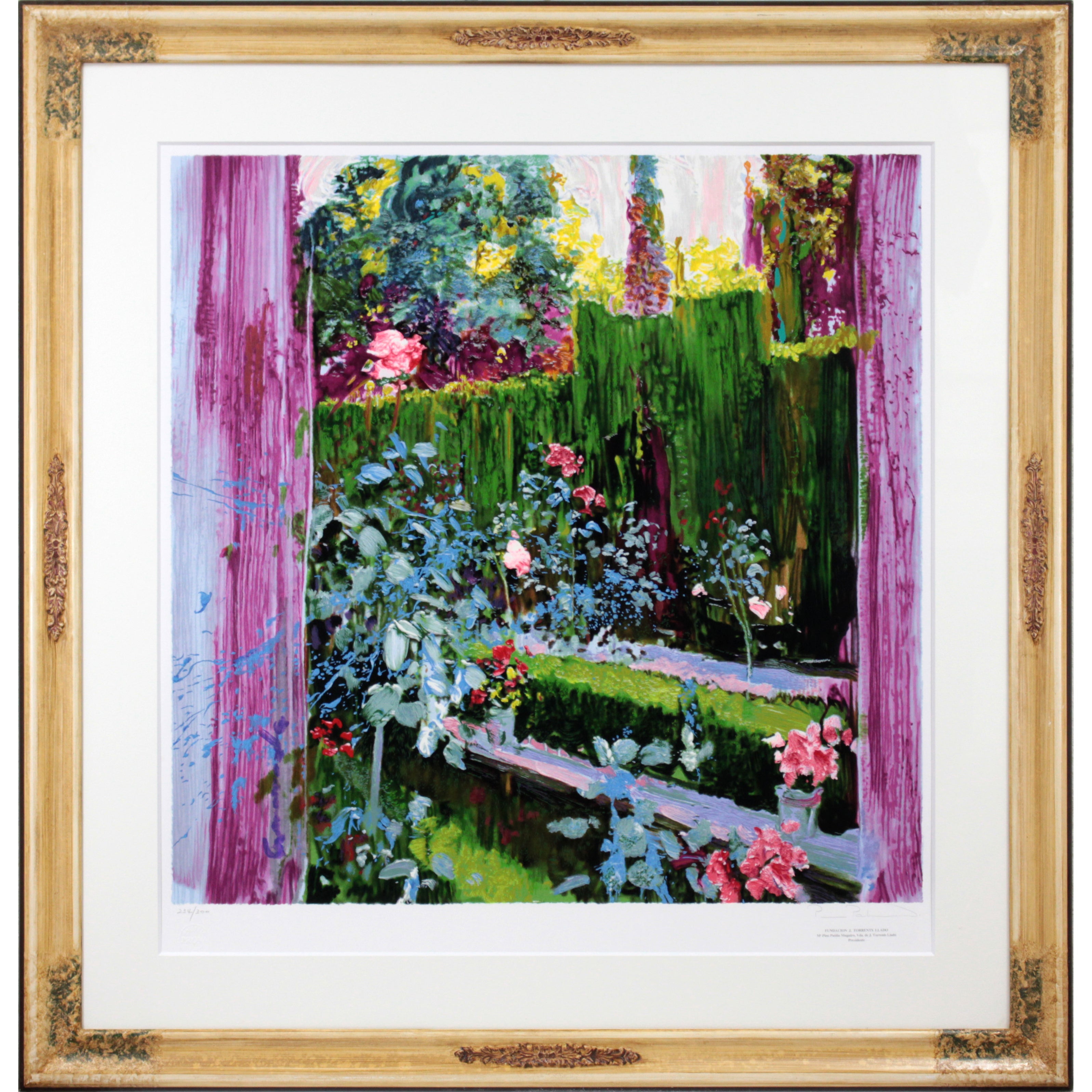 トレンツ・リャド 『黄昏の光』 シルクスクリーン - 北海道画廊