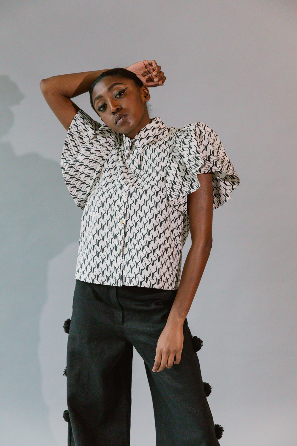 Statement Sleeve Shirt – Hope for Flowers by Tracy Reese