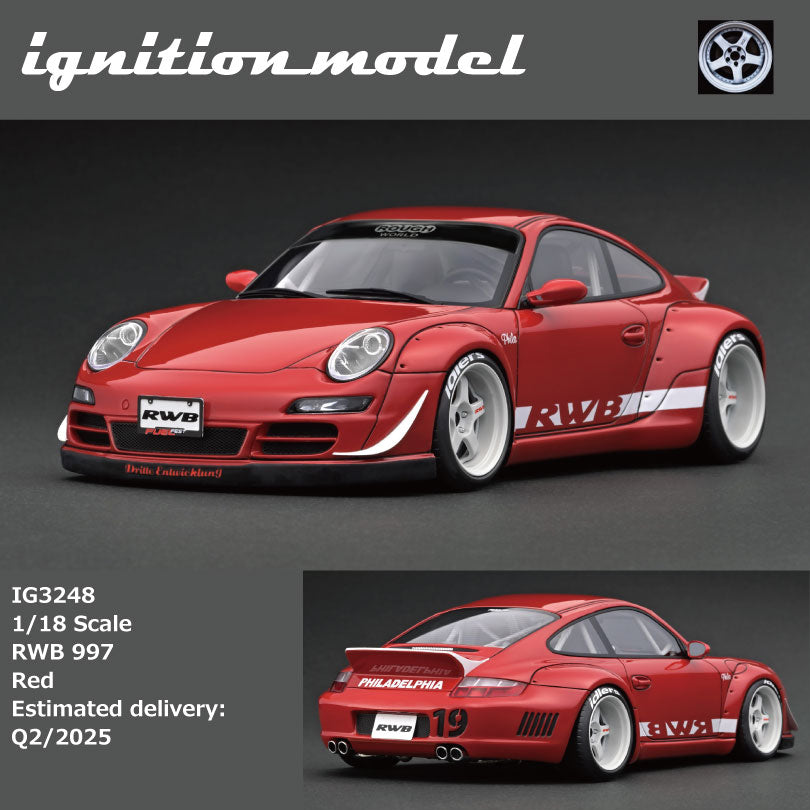 Ignition Model 1:18 RWB 997 Red IG3248 – Horizon Diecast