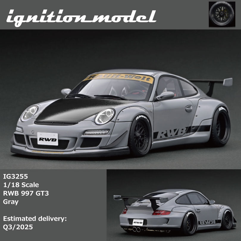 Ignition Model 1:18 RWB 997 GT3 Gray IG3255 – Horizon Diecast