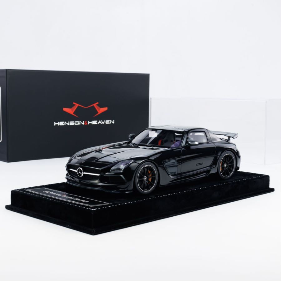 HH Model 1:18 Mercedes-Benz SLS AMG Obsidian Black Metallic