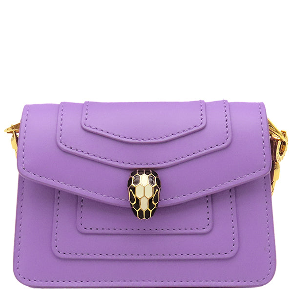 ブルガリ BVLGARI セルペンティ フォーエバー バッグチャーム パープル