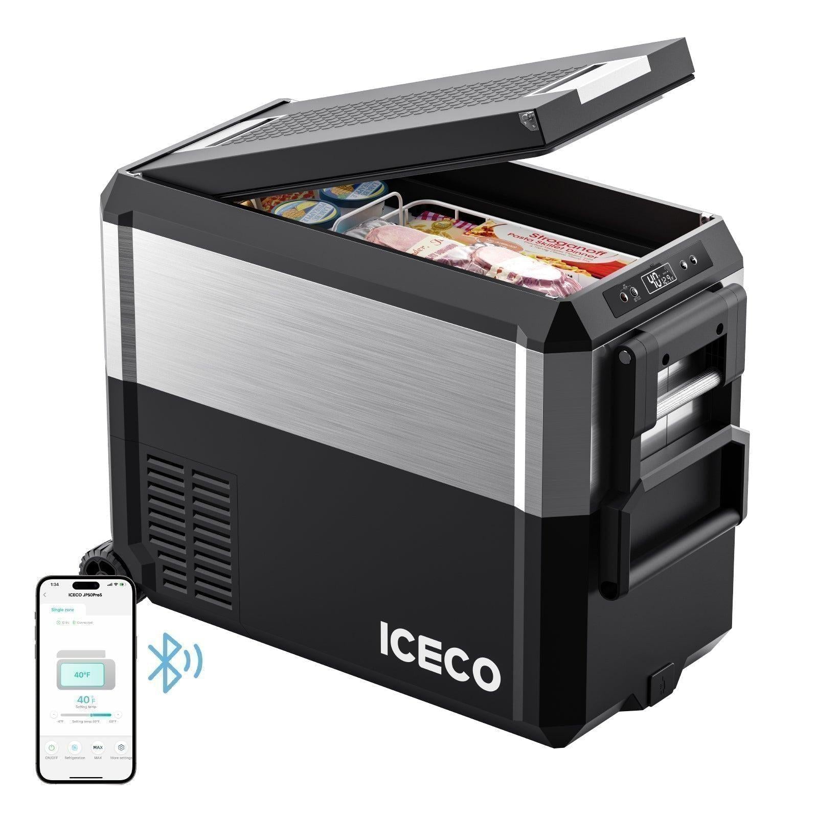 ICECO 52QT JP50Pro 12 Volt Fridge Portable Freezer for Home & Car