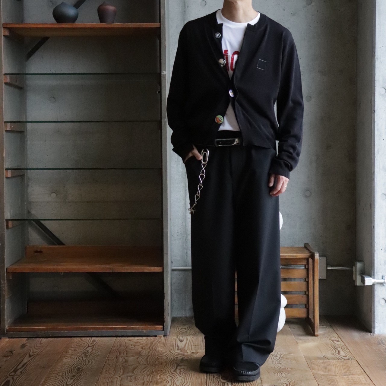 SUNSEA / Can badge KURT's Cardigan | IDEAL