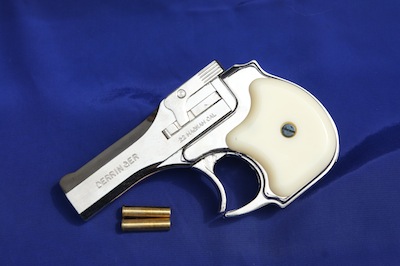 MG285 ハドソン ハイスタンダード デリンジャー Dー100 シルバー白