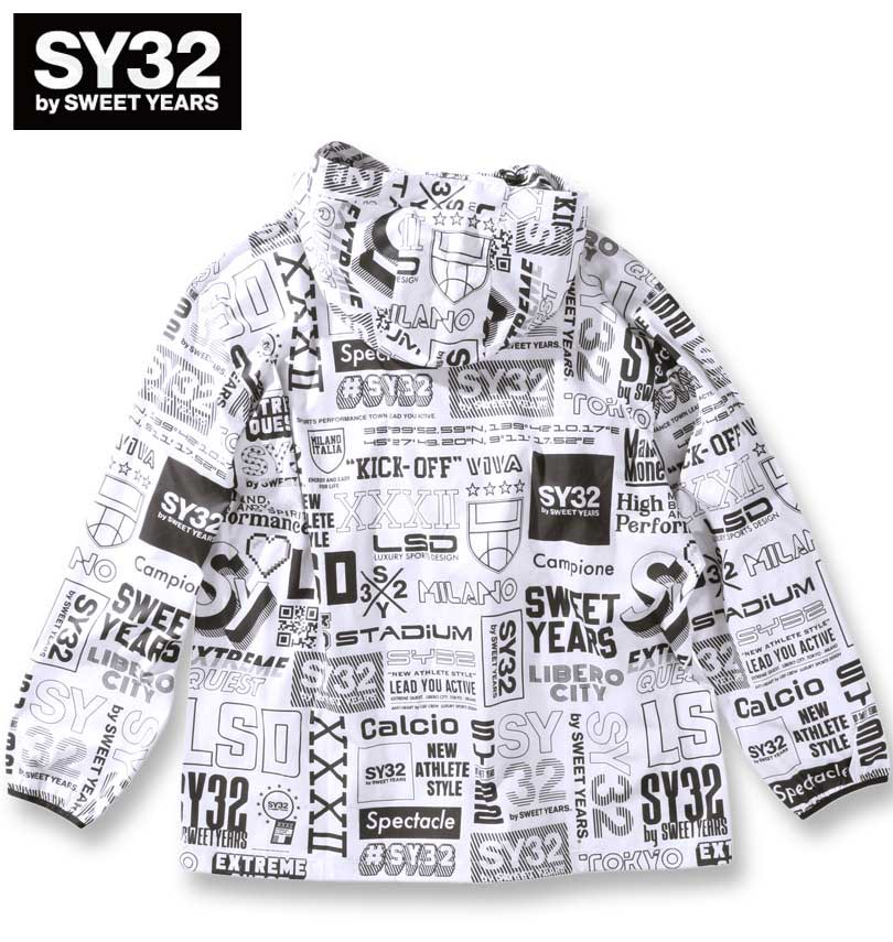 大きいサイズ メンズ SY32 by SWEET YEARS プリント ウインド