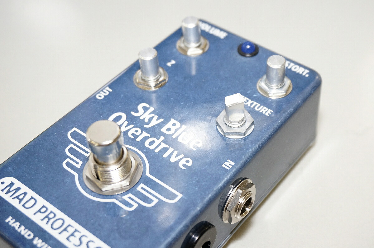 Mad Professor Sky Blue Overdrive、新Textureノブについて - ナイン