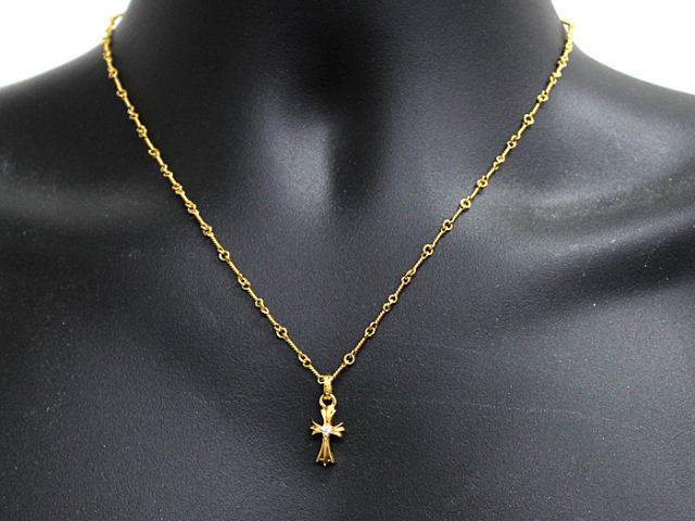 中古品】 クロムハーツ ◇ 22K ベビーファット W/ダイヤモンド ボス