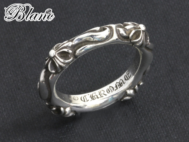 クロムハーツ ◇ SBT クロス バンド リング ◇ SBT BAND シルバー925
