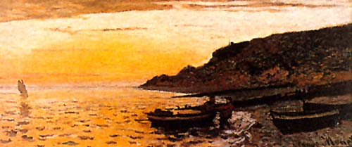 モネ【サン＝タドレスの海岸】 ガレリア・フランジェリコwebショップ