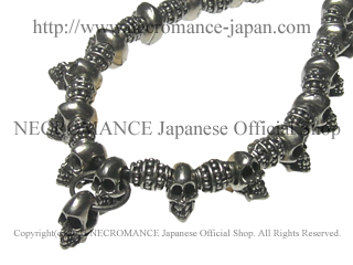 ネクロマンス NECROMANCE【NEWスカルネックレス Skull Necklace