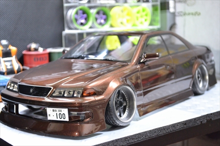 カスタムRCカー ボディ 100マークII 再販決定】Toyota マークⅡ JZX100