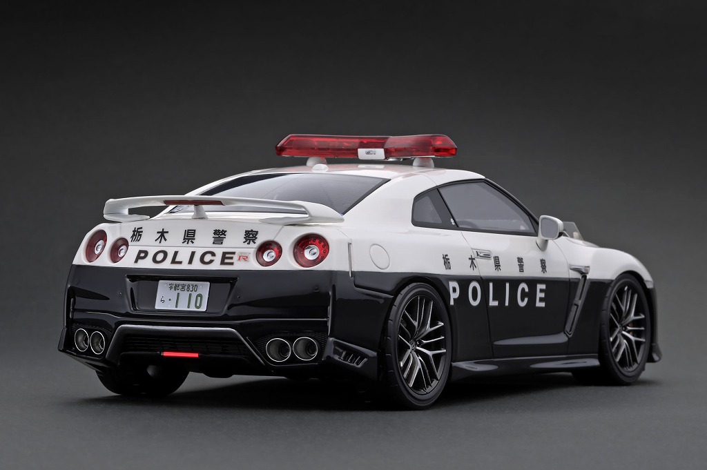 1/18 WEB限定「GT-R (R35) 2018 栃木県警パトカー・フィギュア付