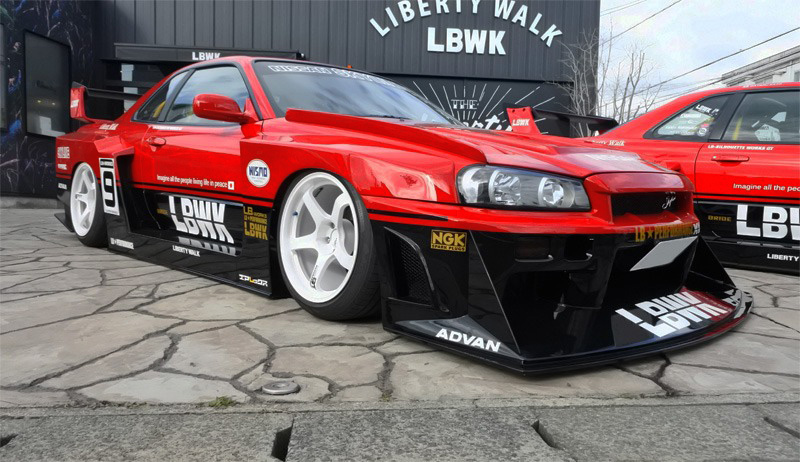 1/18スケール ：LB-ER34 スーパーシルエットSKYLINE カラーサンプル