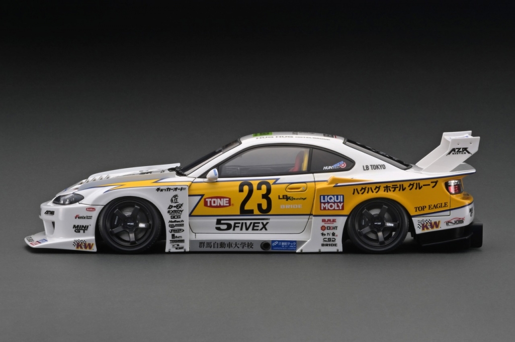新作公開！ 1/18スケール「LB-Super Silhouette S15 SILVIA」カラー