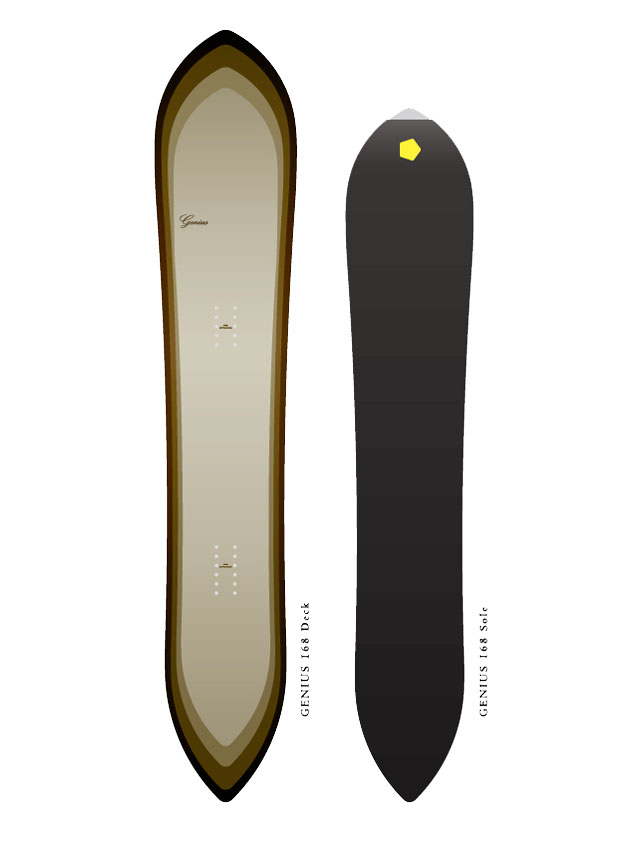 VECTOR GLIDEが復活します！ VG SNOWBOARD 「GENIUS 168」 先行発売