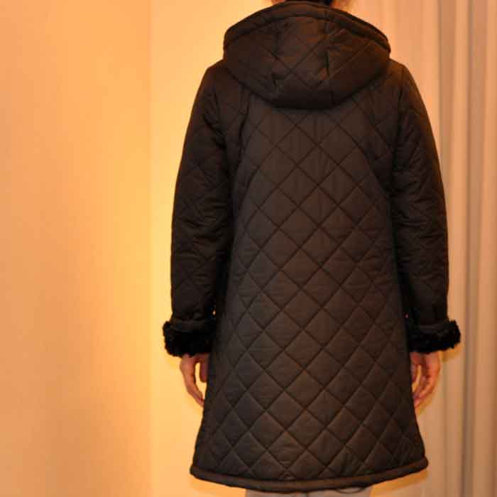 MACKINTOSH（マッキントッシュ）ボアフードキルティングコート/GRANGE