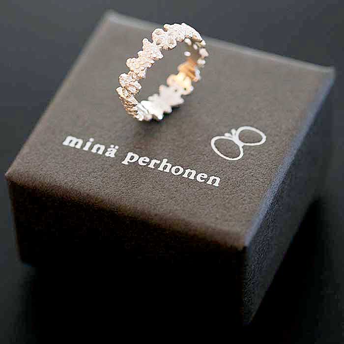 ミナペルホネンbeads garden シルバーリング | Lin total fashion