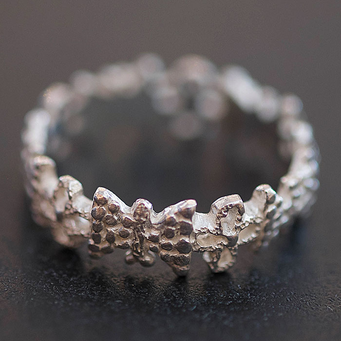 ミナペルホネンbeads garden シルバーリング | Lin total fashion