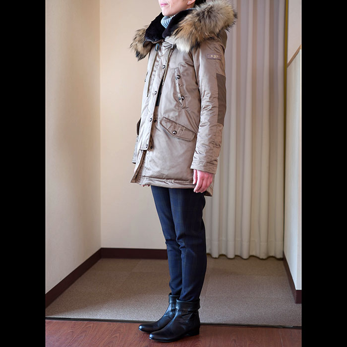 TATRAS(タトラス)CUSNA RラインN-3B型ファー付ミリタリーダウン