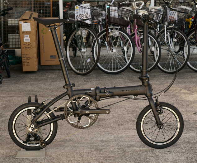 DAHON K3 限定カラー（マットブラック、アーミー、ブラウン）が入荷