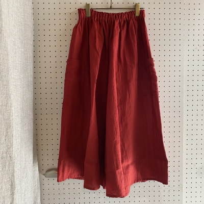 YAMMAのお洋服 リネンキュロットパンツ | MONDAY STORE