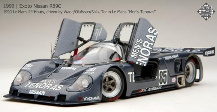 エグゾト 1/18 モデルカー 1990 #85 ニッサン R89C ルマン24時間耐久