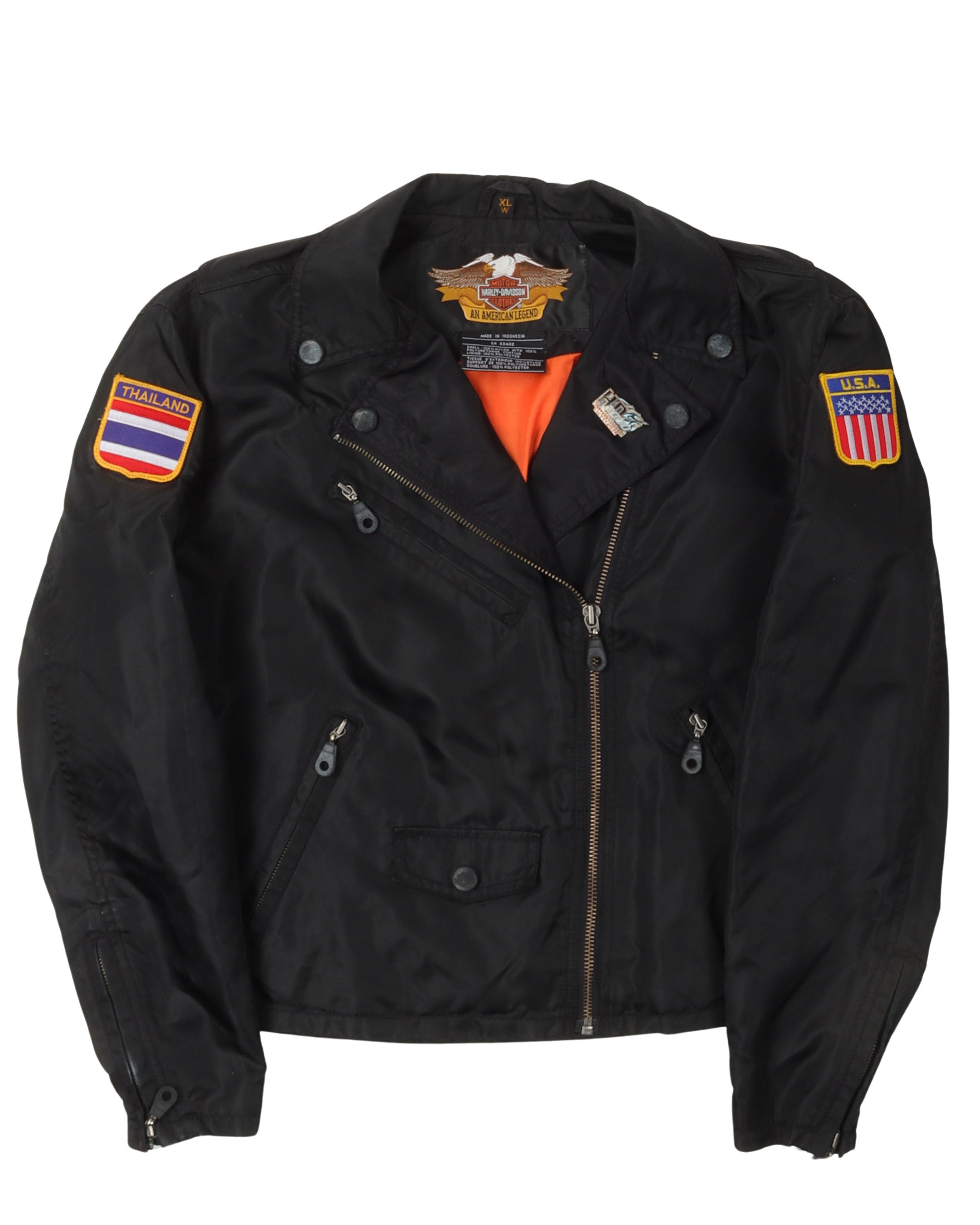 Vintage Harley Davidson Nylon Motorcycle Jacket – Justin Reed