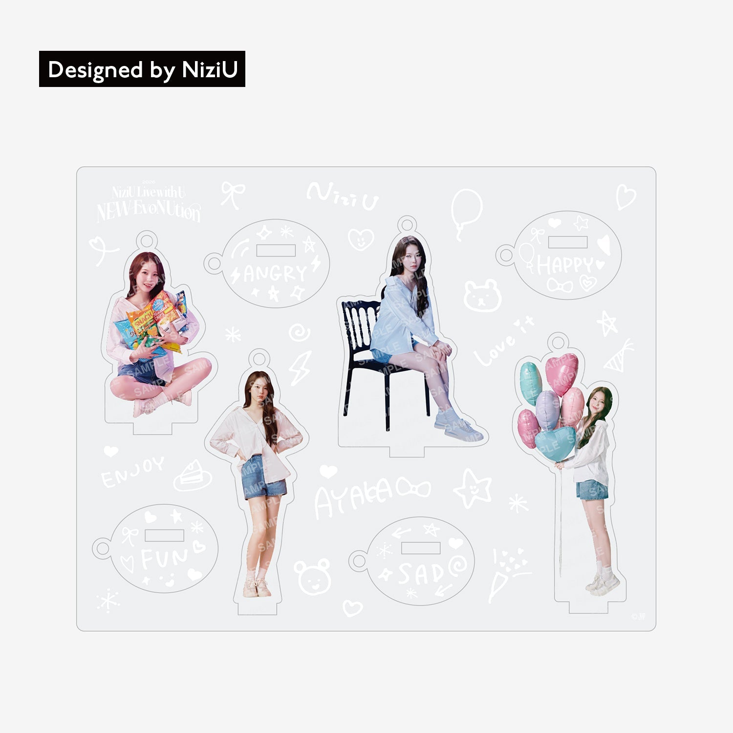 ACRYLIC STAND KEY HOLDER - AYAKA / NiziU『Live with U 2026 “NEW