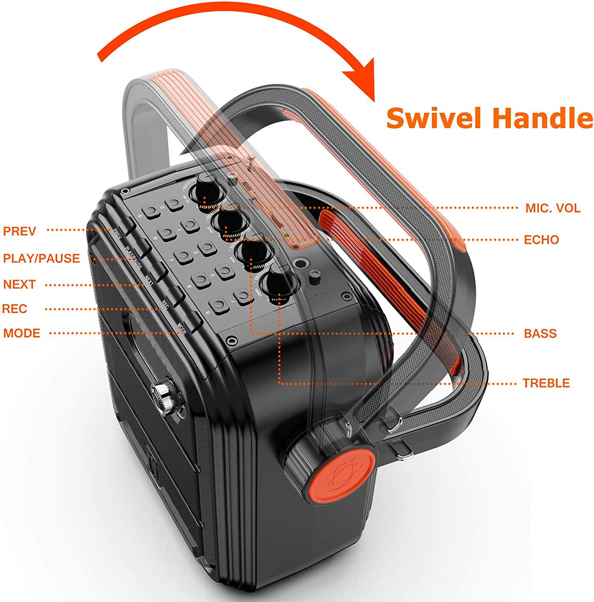 JYXカラオケマシン|ワイヤレスマイク付きカラオケマシン|最高のプロ