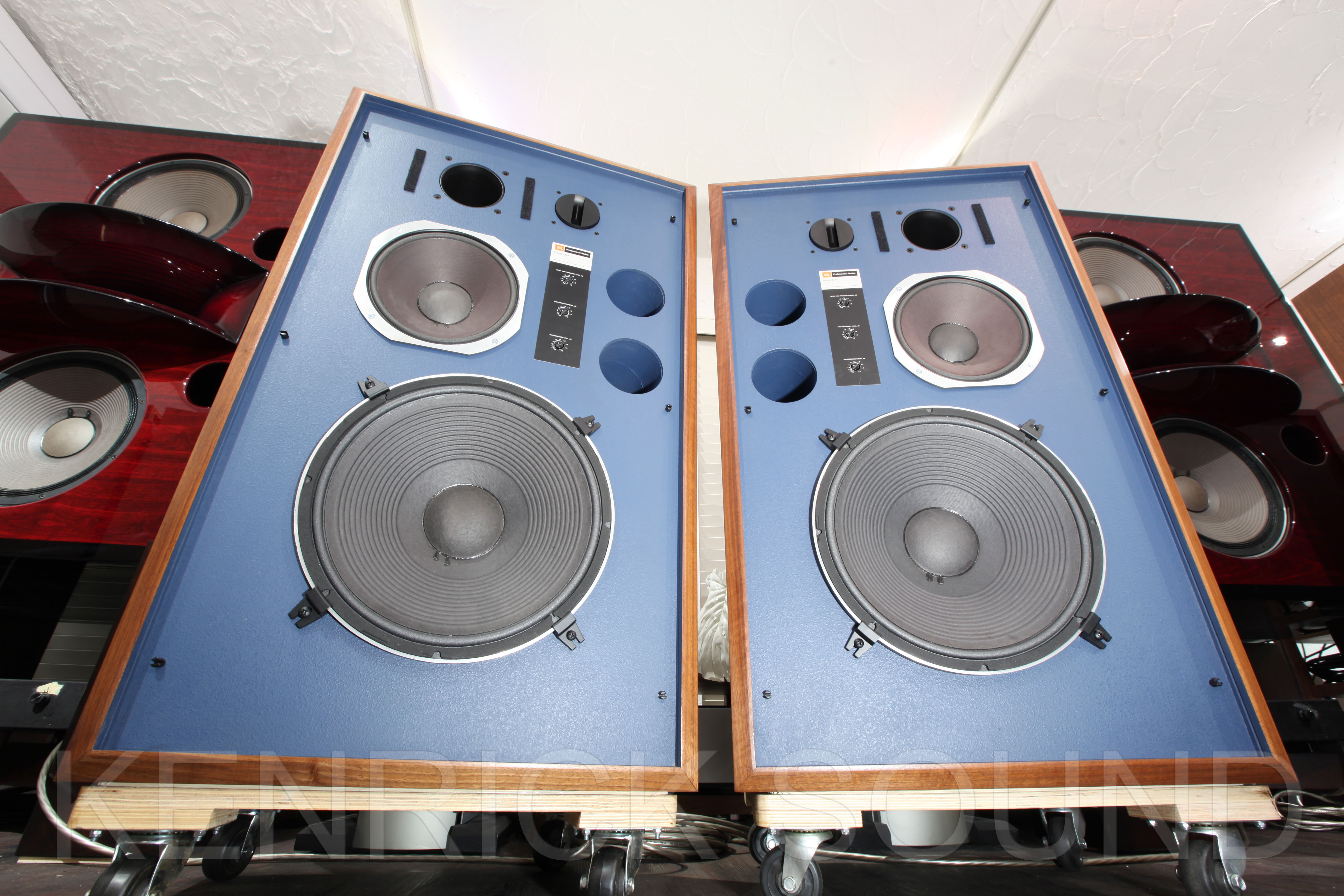 JBL 4344 豊かな音色 天然木キャビネット ブルーバッフル - ケンリック