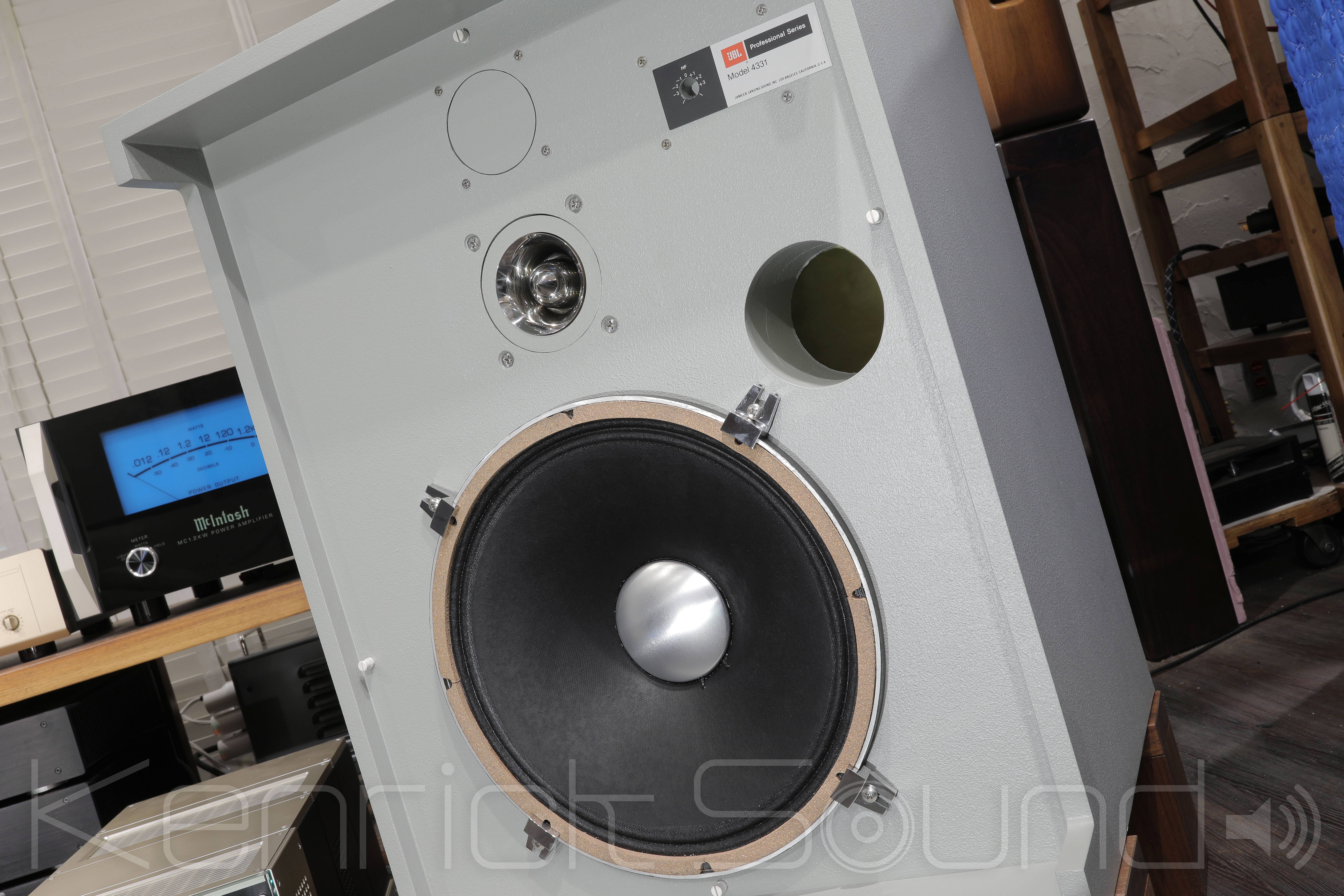 凄まじい再現音 JBL 4331 アルニコ再着磁 D130+075 トランス式ATT