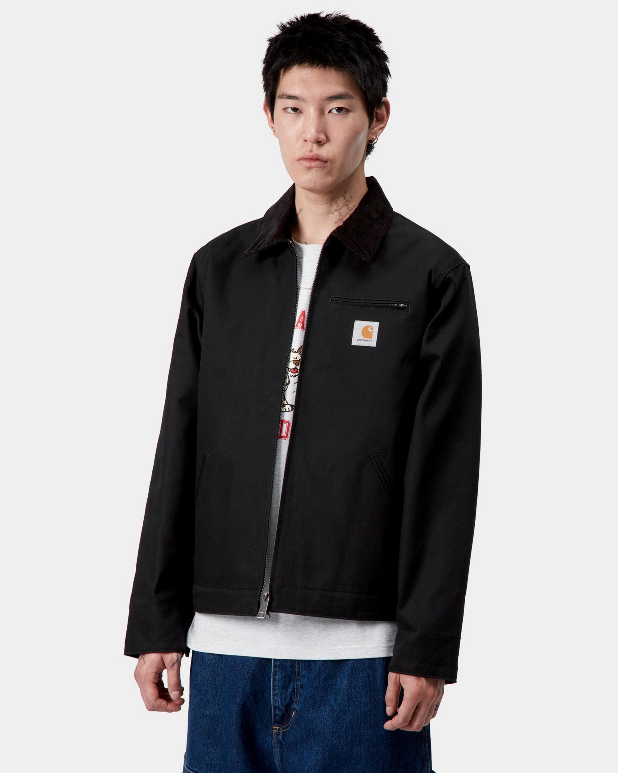 Carhartt WIP Detroit Jacket Winter - Black / Black Rigid