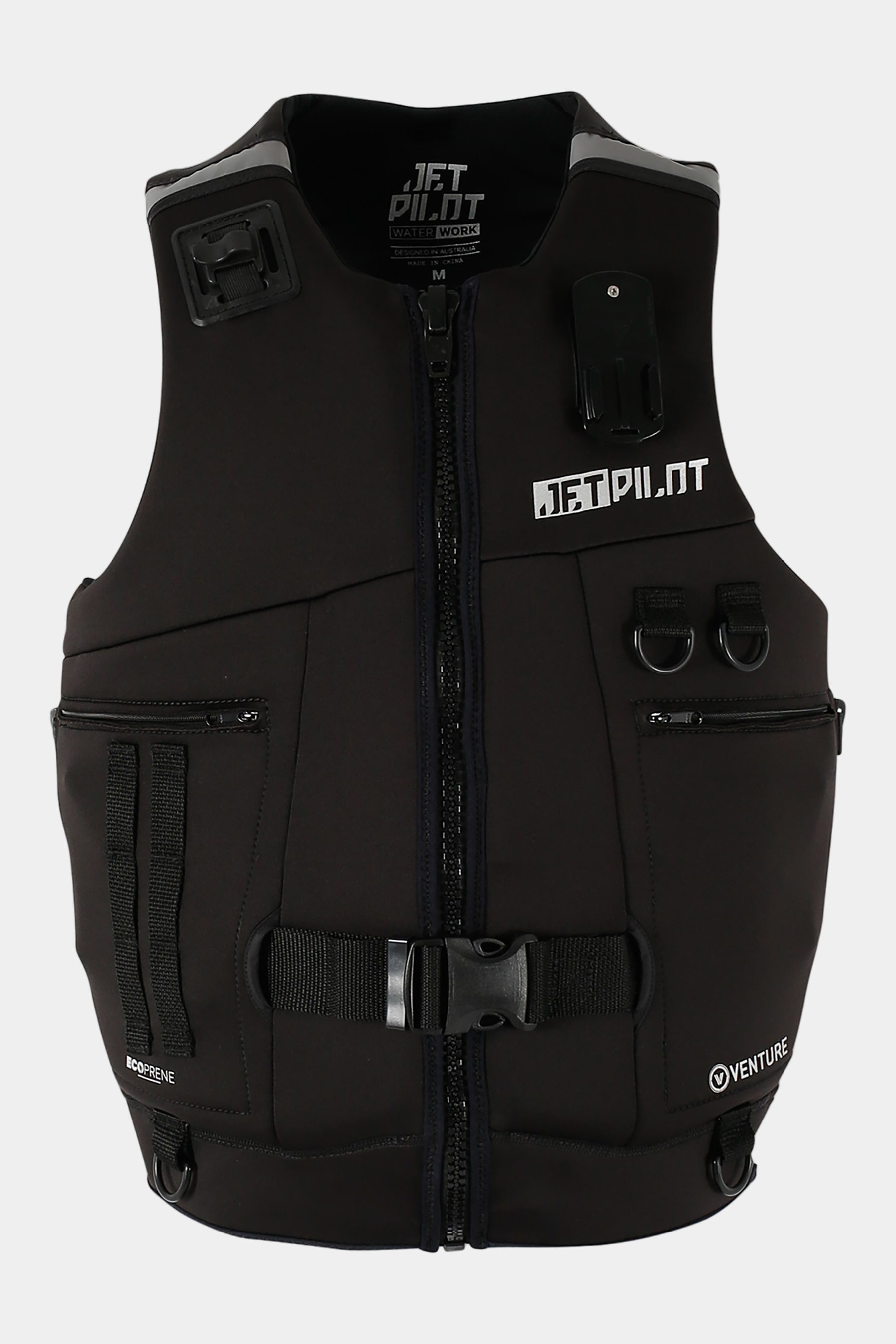 Jetpilot Venture Eco Life Jacket Black 100% Ecoprene Vest