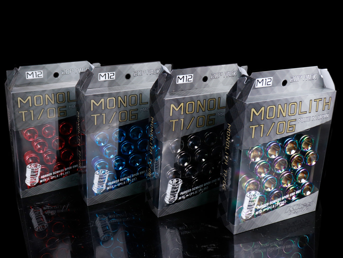 Project Kics Monolith T1/06 Lug Nut Set - 12x1.50 - JHPUSA