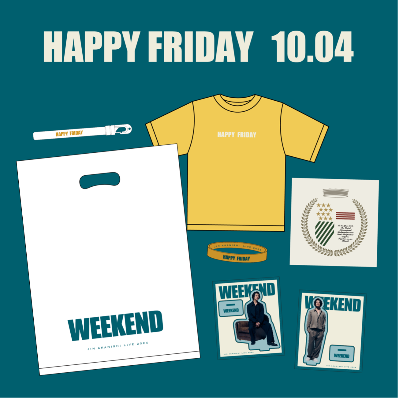 赤西仁 JIN AKANISHI WEEKEND LIVE 2024アップグレードチケット購入