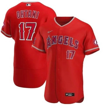 Los Angeles Angels #17 Shohei Ohtani Nike Red Alternate Official