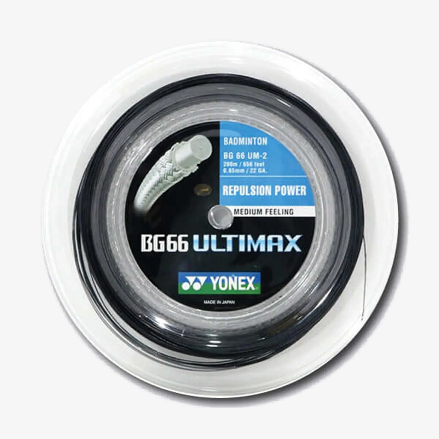 Yonex BG 66 Ultimax 200m Badminton String (Black) - JoyBadminton